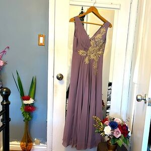 Purple Prom & Wedding Guest Dress